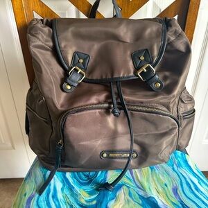 Rampage Brown and Black Backpack with Drawstring Closure